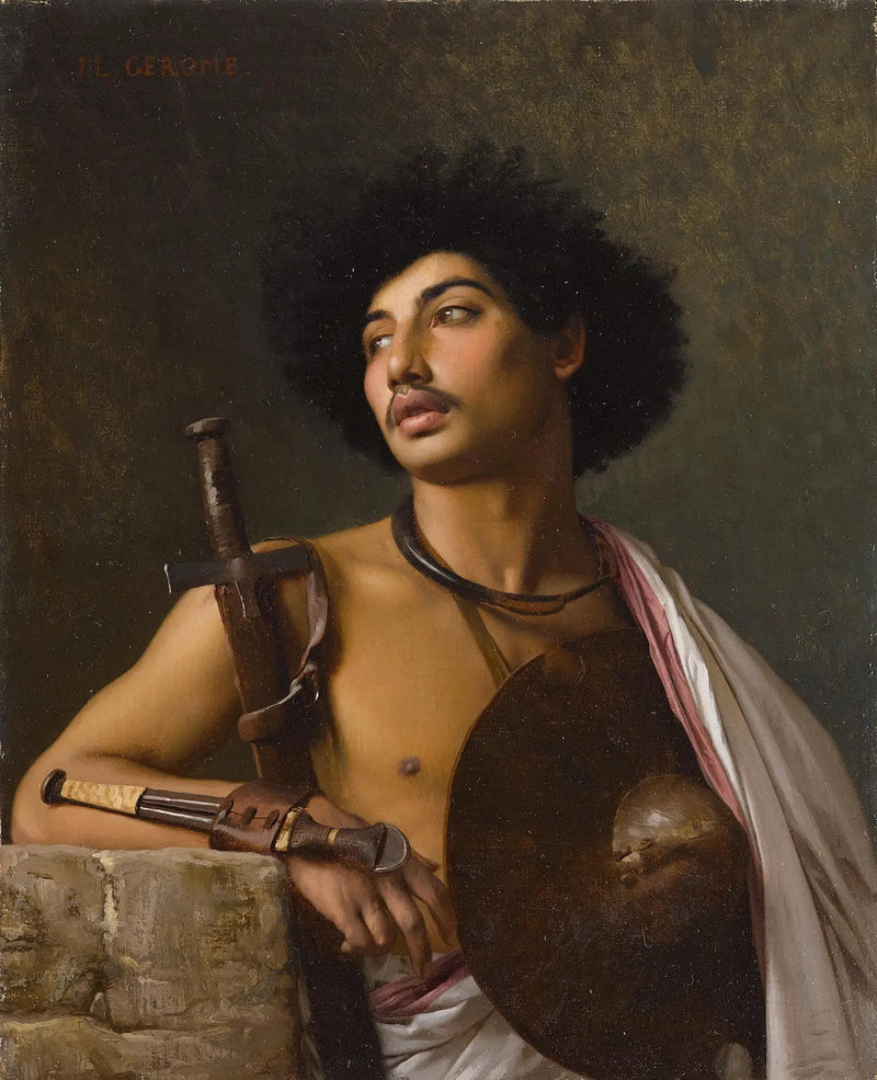 Un guerrero Bischari - Jean-Léon Gérôme