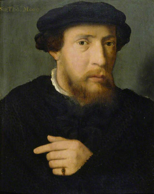 Un hombre con un anillo de esmeralda - Joos van Cleve