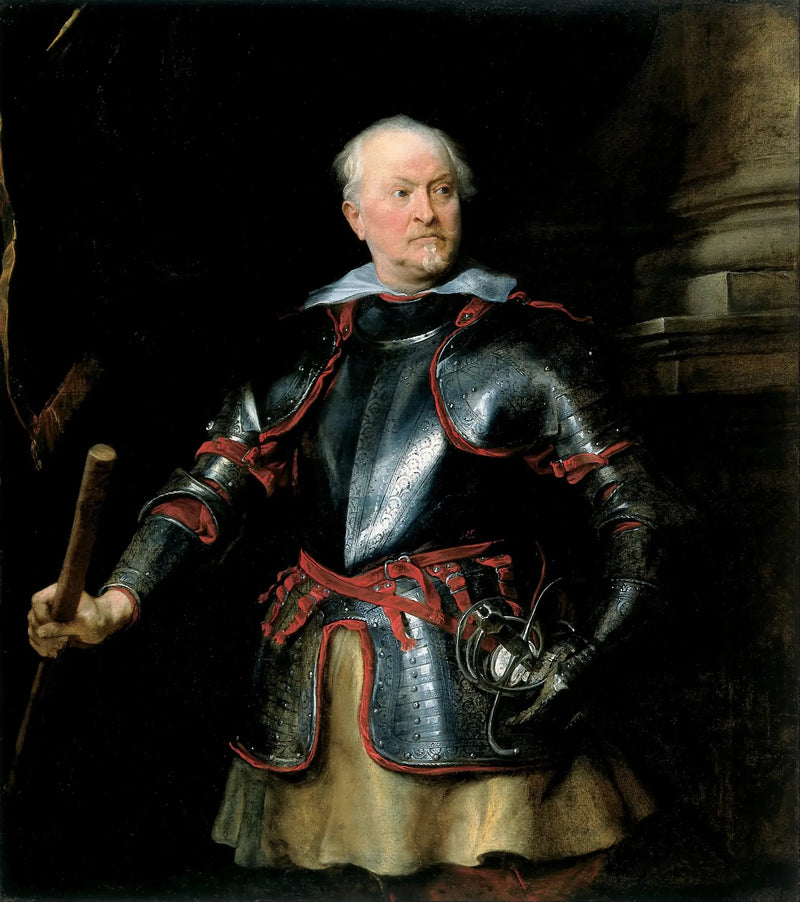 Un hombre con armadura - Antoine van Dyck