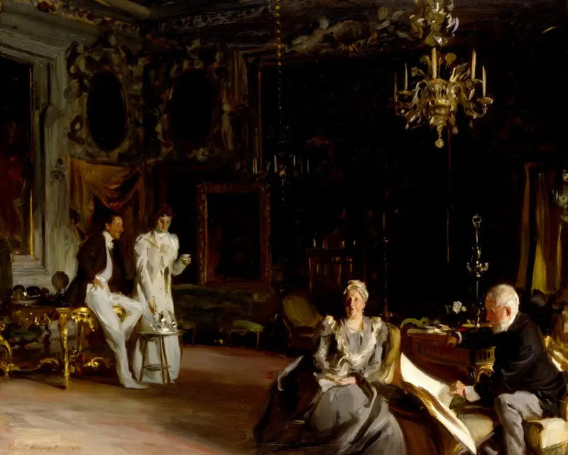 Un interior en Venecia - John Singer Sargent
