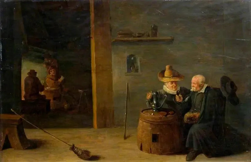 Un interior flamenco - David Teniers el Joven