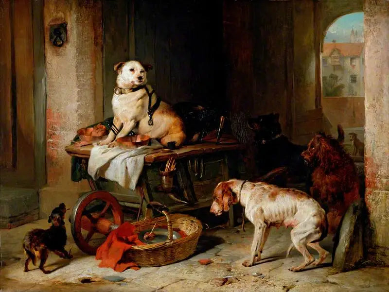 Un Jack en la oficina - Edwin Henry Landseer