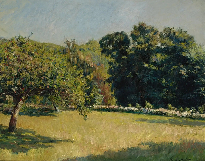 Un jardín en Trouville - Gustave Caillebotte