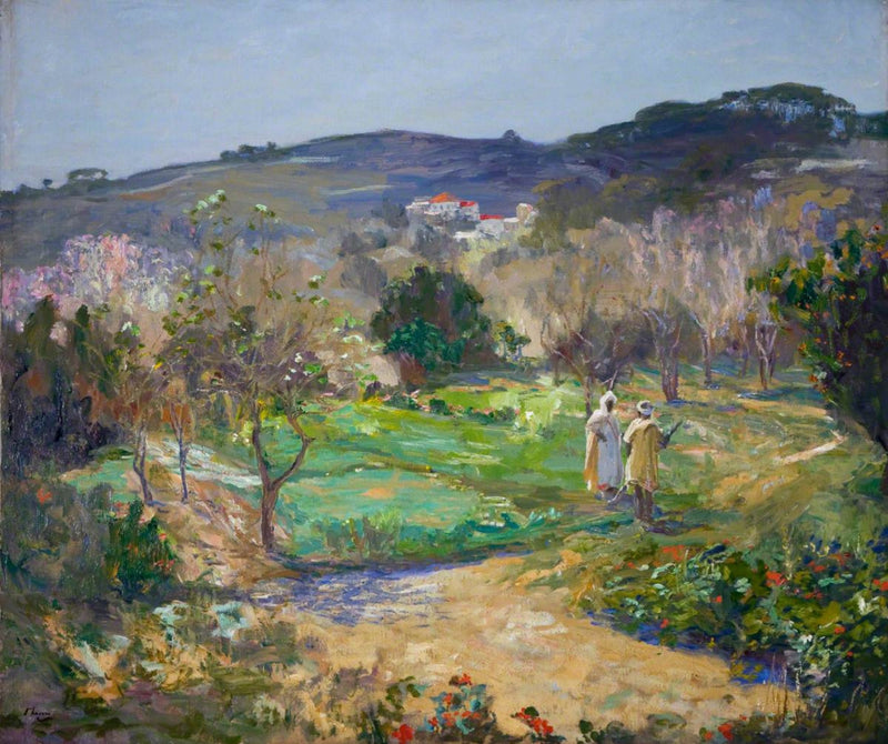 Un jardín morisco en invierno - John Lavery