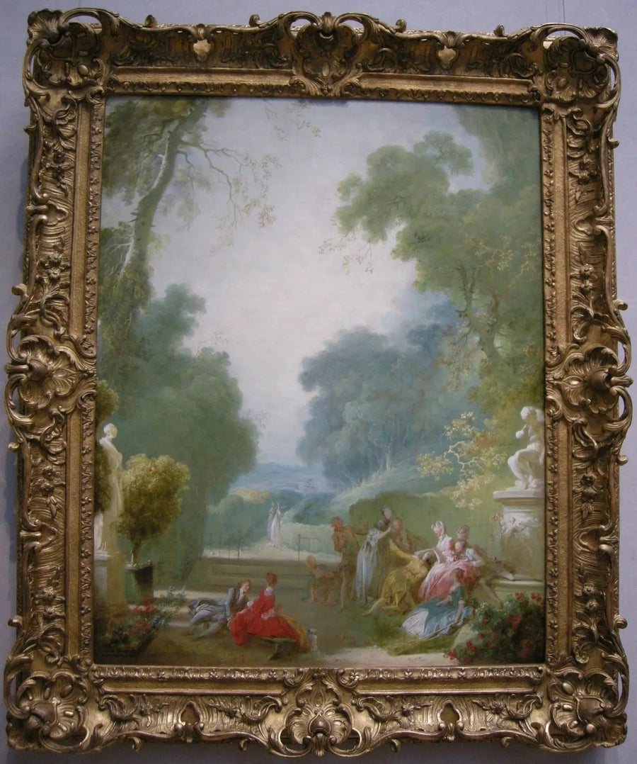 Un juego de carcasas calientes - Jean-Honoré Fragonard