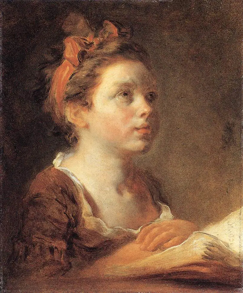 Un joven erudito - Jean-Honoré Fragonard