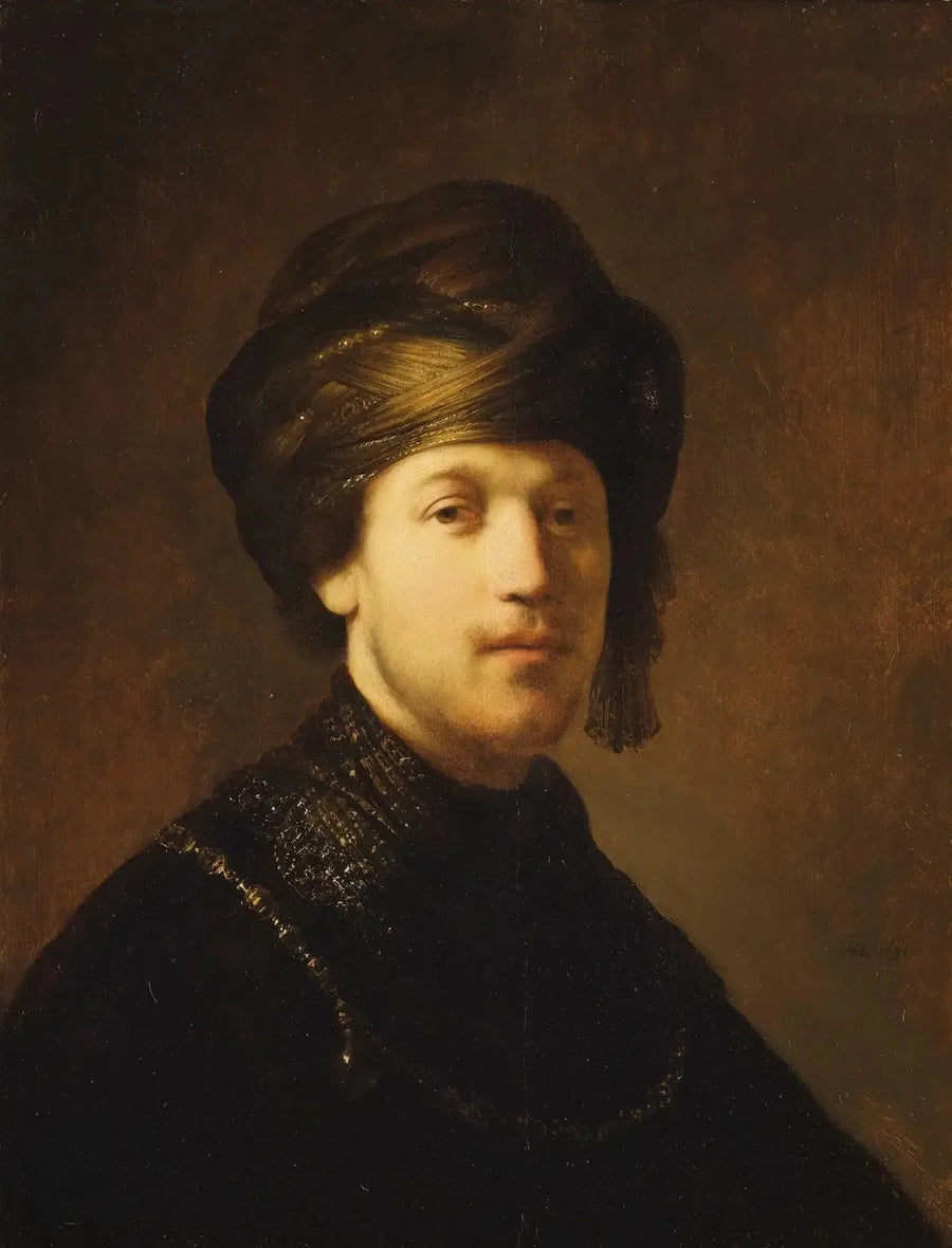 Un joven con turbante - Rembrandt