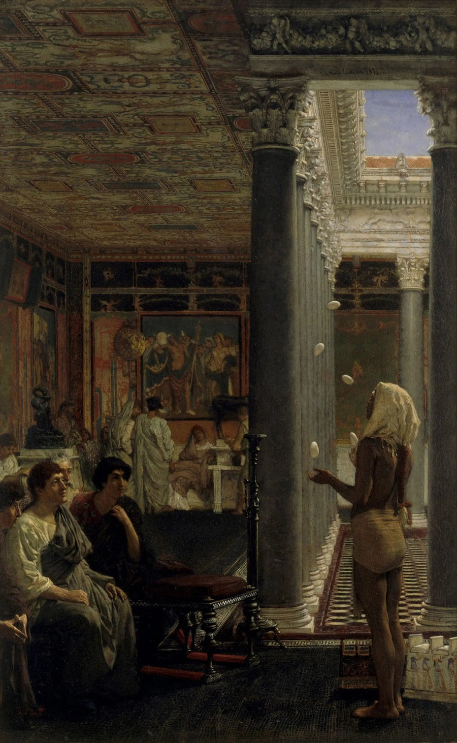 Un malabarista - Lawrence Alma-Tadema