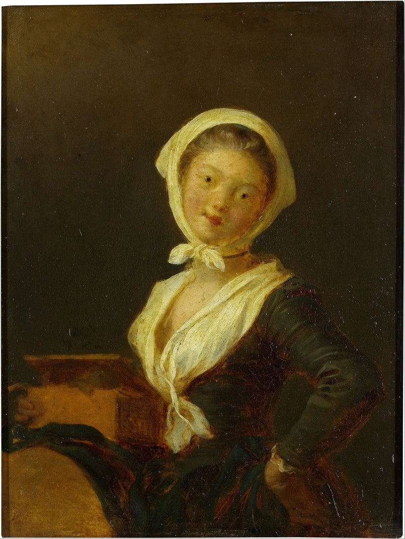 Un jugador de órgano de mano (una mujer de Saboya) - Jean-Honoré Fragonard
