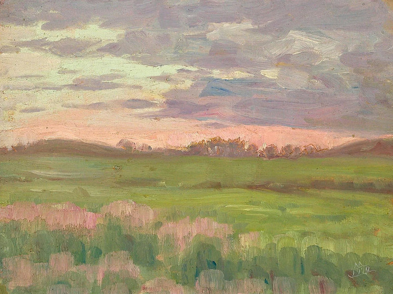 Una mañana en el prado. - Anna Ancher