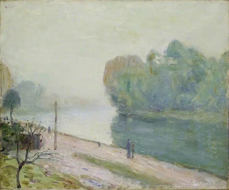 Un meandro del río Loing - Alfred Sisley