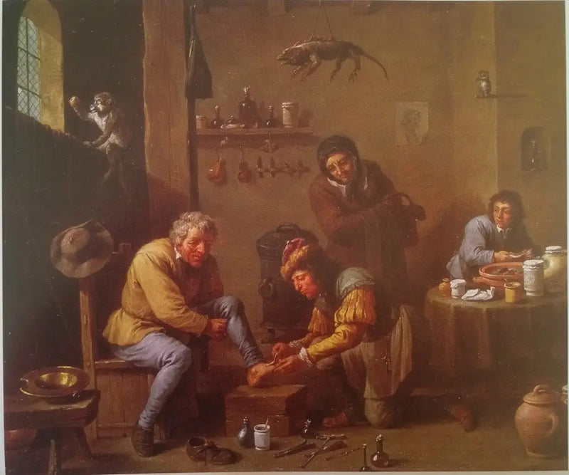 Un médico de pueblo - David Teniers el Joven