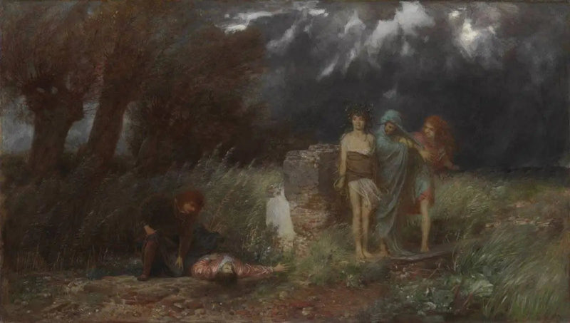 Un asesino perseguido por las Furias - Arnold Böcklin