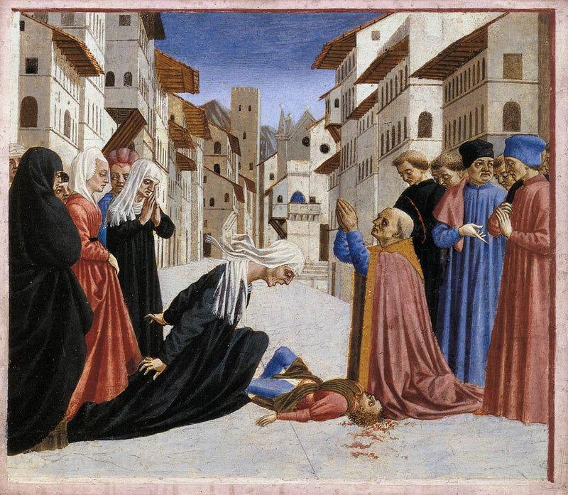 Un milagro de san Zénobe - Domenico Veneziano