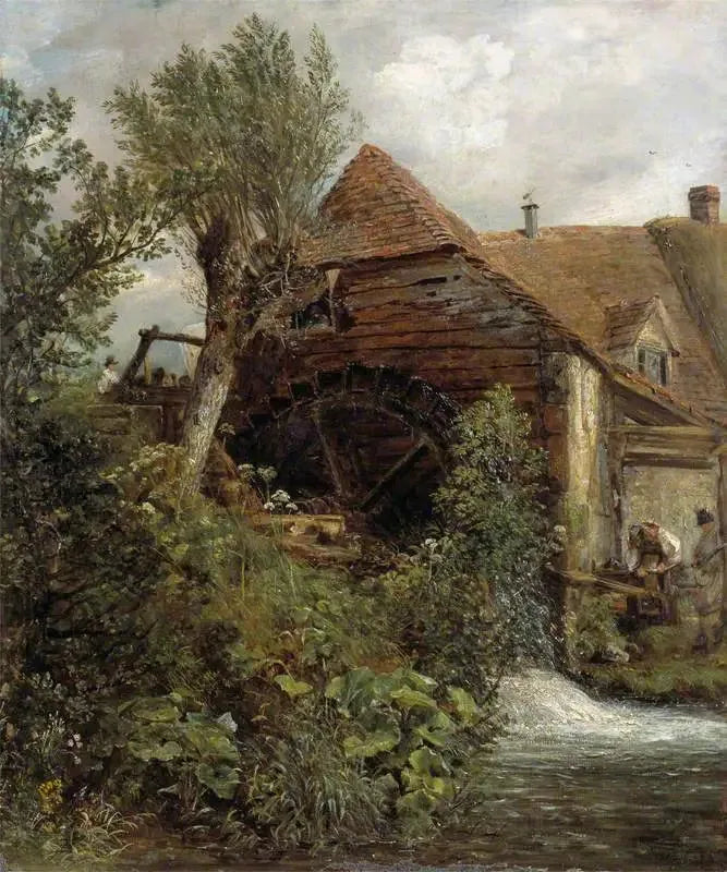 Un molino de agua en Gillingham, Dorset - John Constable