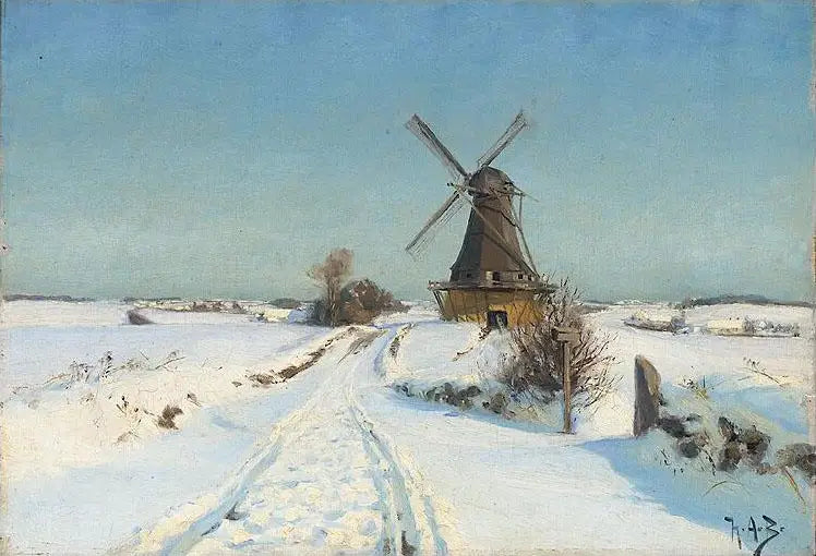 Un molino de viento. - H. A. Brendekilde
