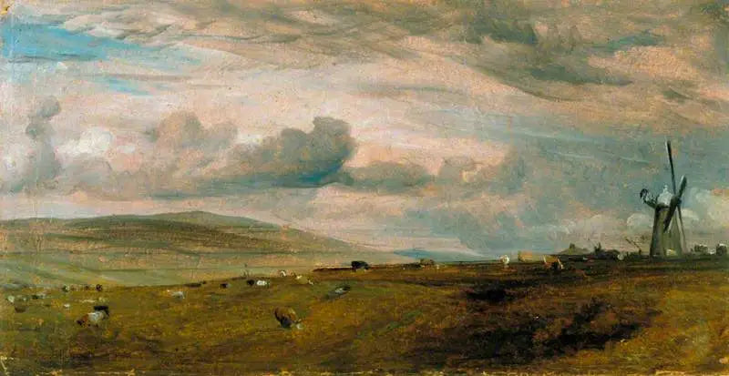 Un molino de viento cerca de Brighton - John Constable