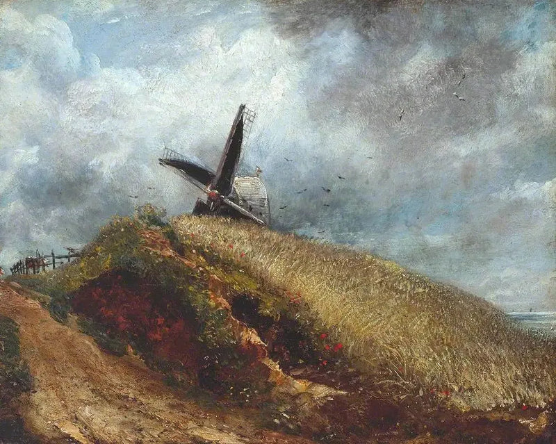 Un molino de viento cerca de Brighton - John Constable