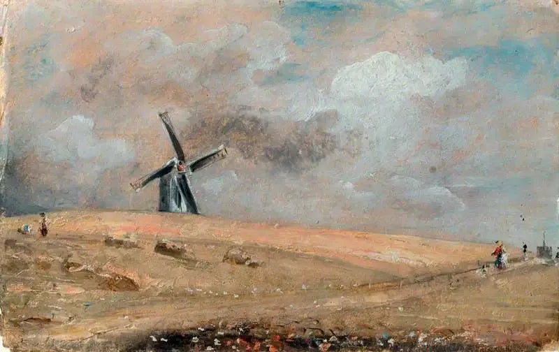 Un molino de viento cerca de Brighton - John Constable