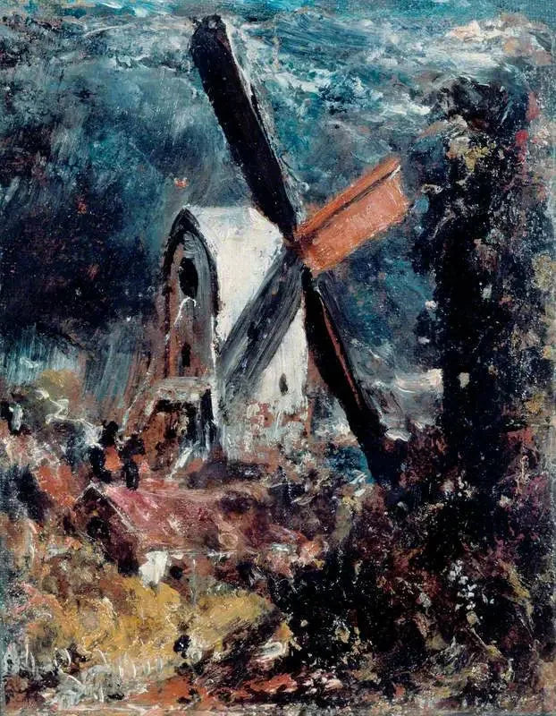 Un molino de viento cerca de Brighton - John Constable