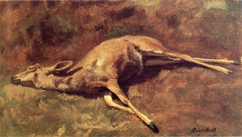 Un nativo de los bosques - Albert Bierstadt
