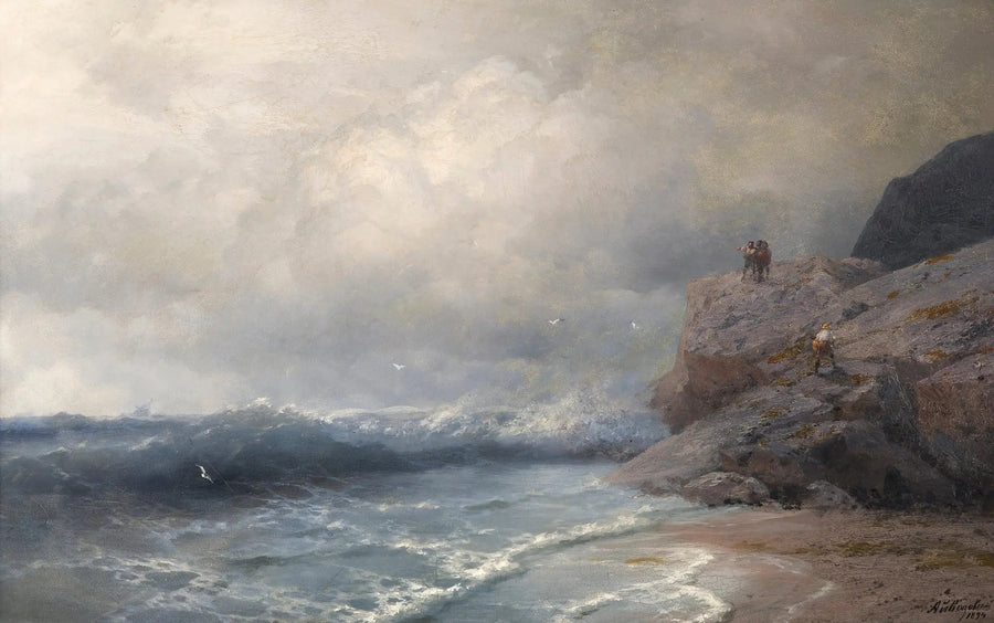 Un buque en peligro - Ivan Aïvazovski