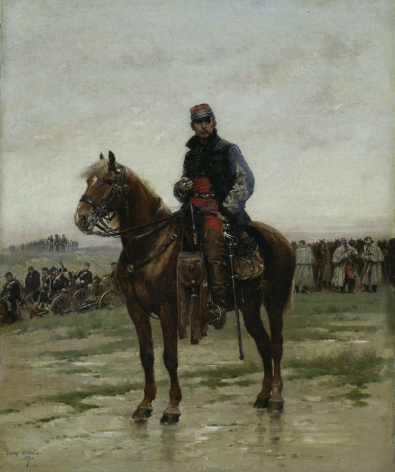 Un oficial montado - Édouard Detaille