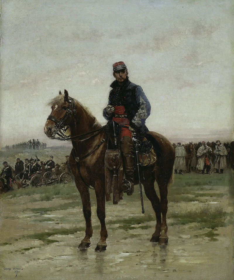 Un oficial montado - Édouard Detaille