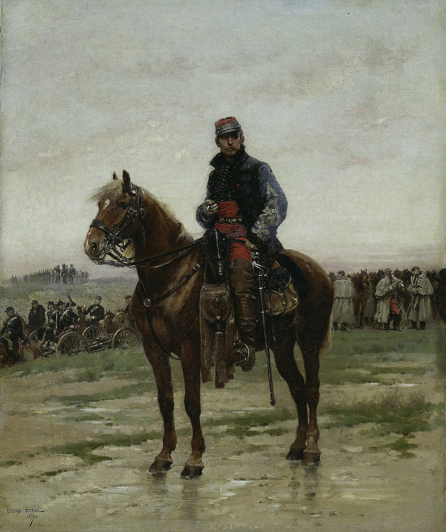 Un oficial montado - Édouard Detaille