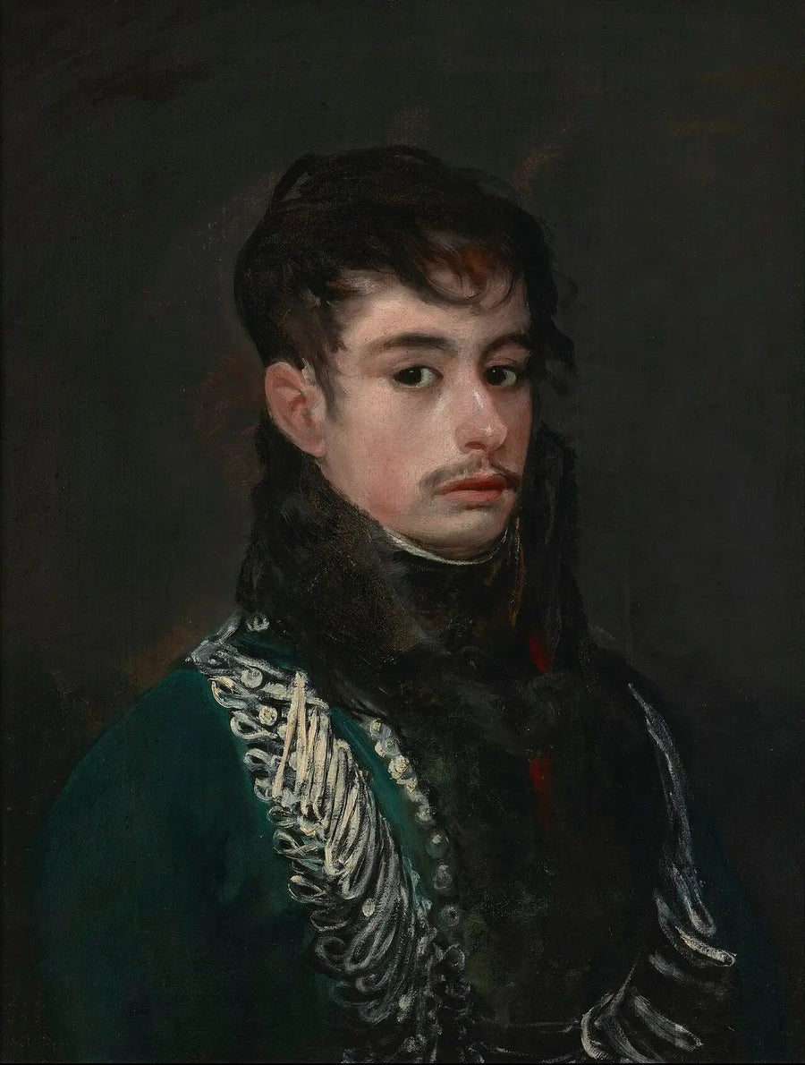 Un oficial (probablemente el conde de Teba) - Francisco de Goya