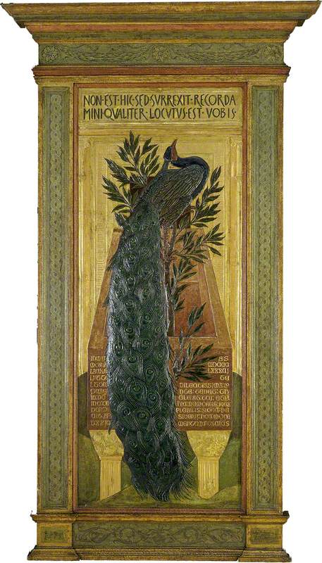 Un pavo real - Edward Burne-Jones