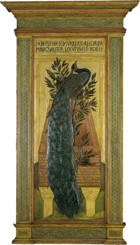 Un pavo real - Edward Burne-Jones