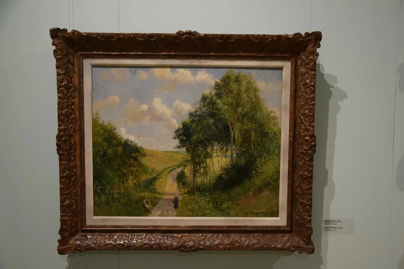 Un paisaje en Barneville, mediodía - Camille Pissarro