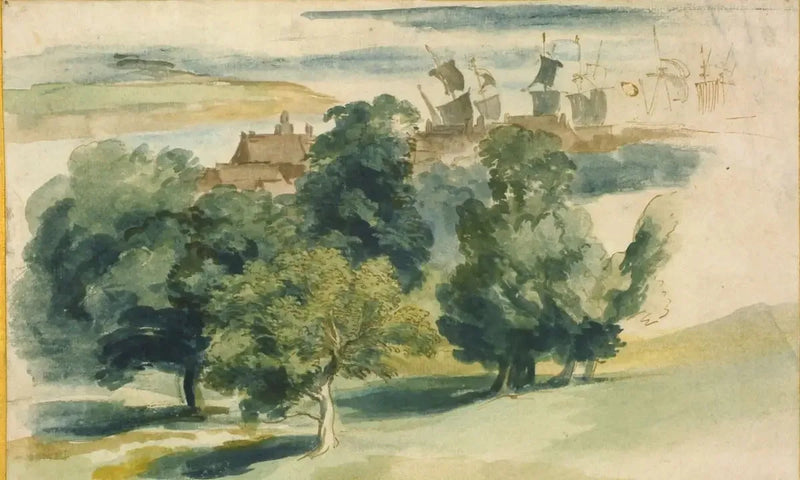 Un paisaje inglés - Antoine van Dyck