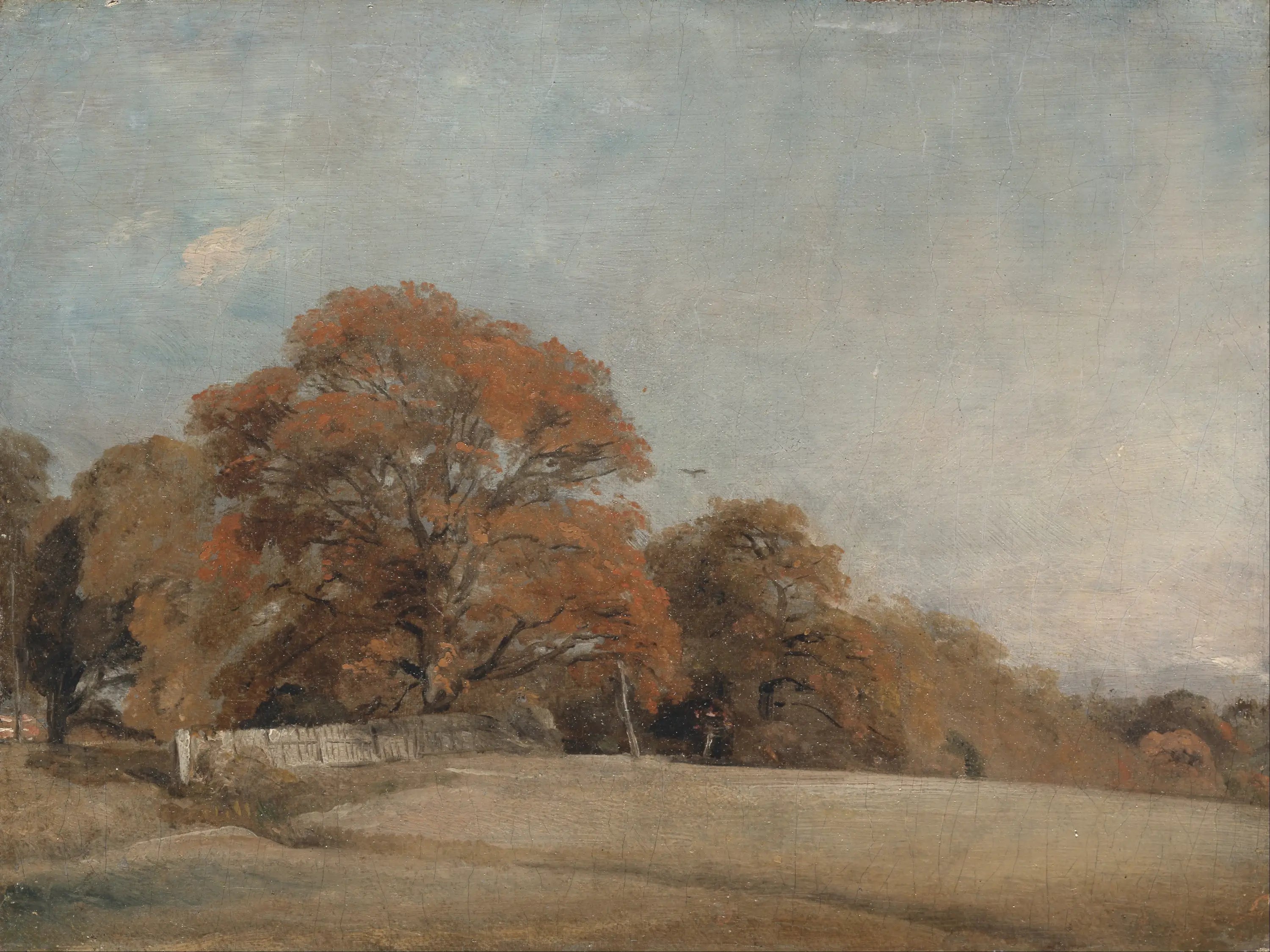 Un paysage automnal à East Bergholt - John Constable - Alpha Reproduction