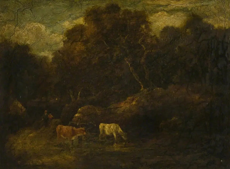 Un paisaje boscoso - Thomas Gainsborough