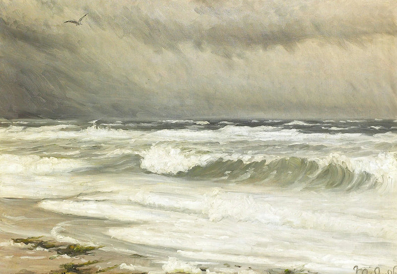Un paisaje costero en Skagen. -Michael Peter Ancher