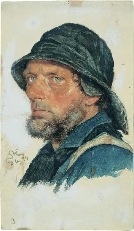 Un pescador de Hornbæk. - Peder Severin Krøyer