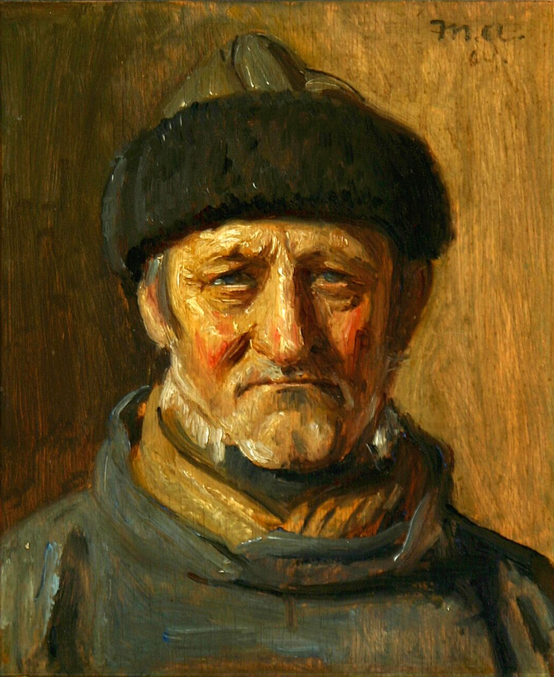 Un pescador de Skagen. -Michael Peter Ancher