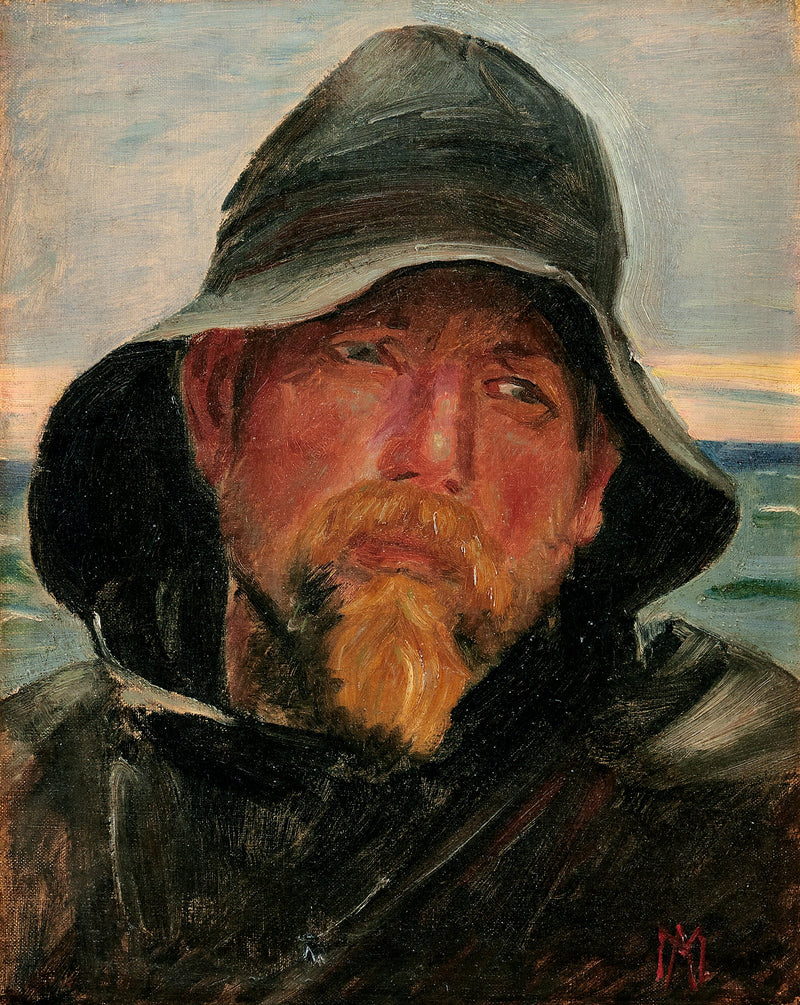 Un pecador. (pintura del Sr. Ancher) - Michael Peter Ancher