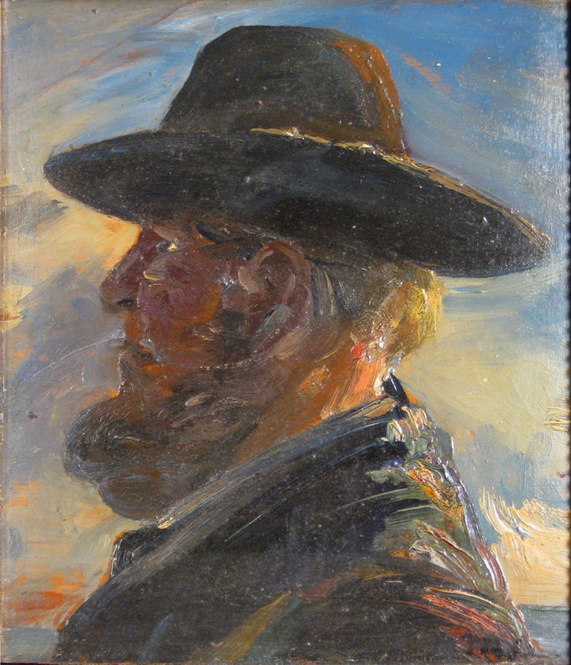 Un pescador al atardecer. -Michael Peter Ancher