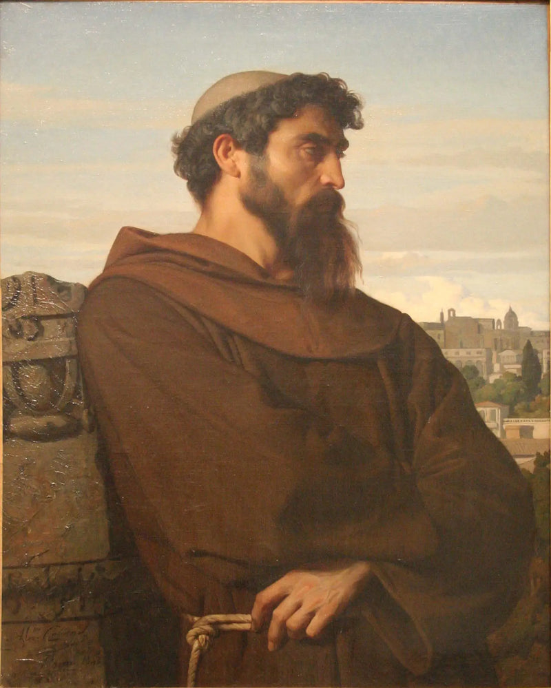 Un pensador, joven monje romano - Alexandre Cabanel