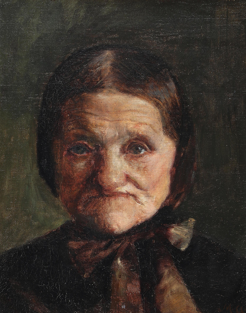 Un retrato de Maren Bollerhus. -Michael Peter Ancher