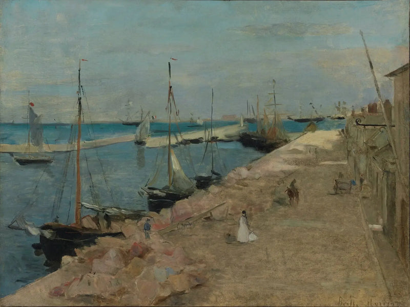 Un muelle en Lorient - Berthe Morisot