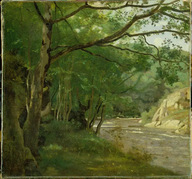 Un barranco del Morvan. Alrededores de Lormes - Jean-Baptiste Camille Corot