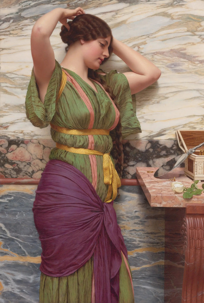 Un reflejo halagador - John William Godward