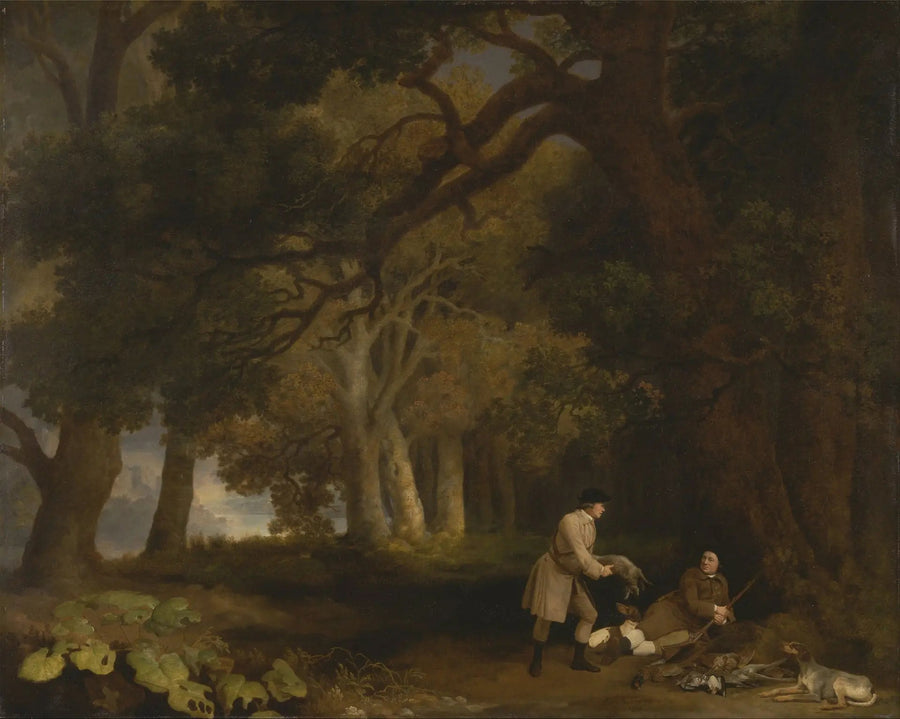 Un repos después del tiroteo - George Stubbs