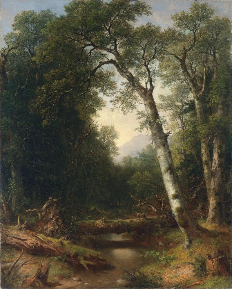 Un arroyo en el bosque - Asher Brown Durand