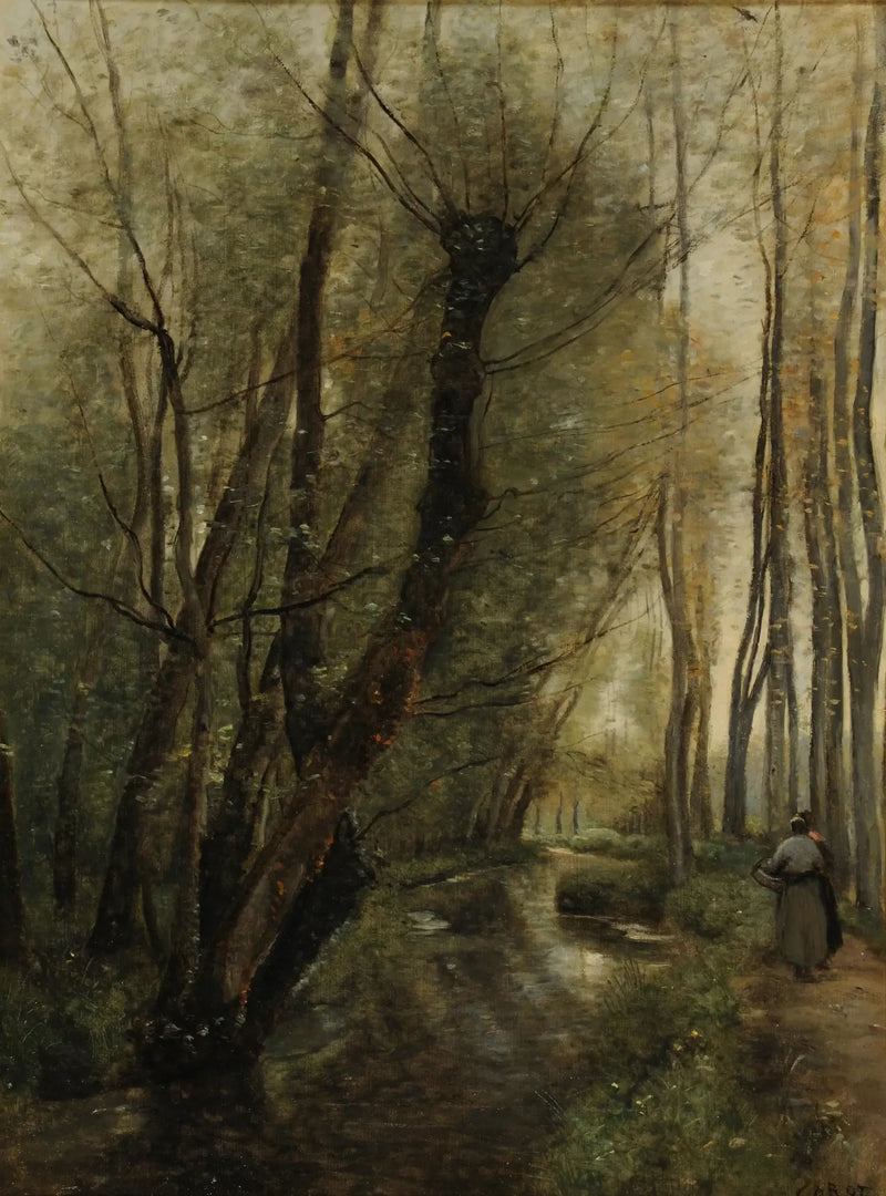 Un arroyo, cerca de Beauvais - Jean-Baptiste Camille Corot