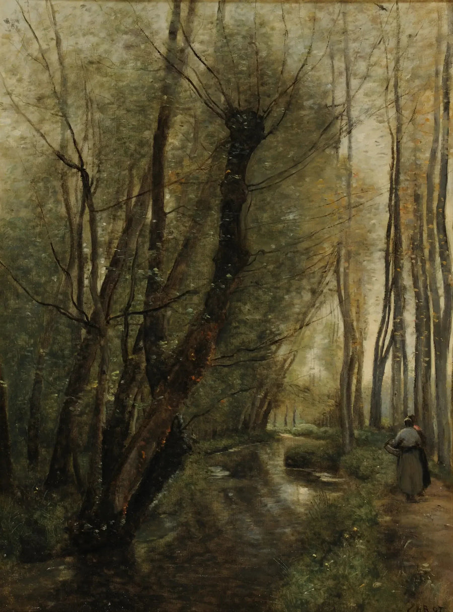 Un arroyo, cerca de Beauvais - Jean-Baptiste Camille Corot